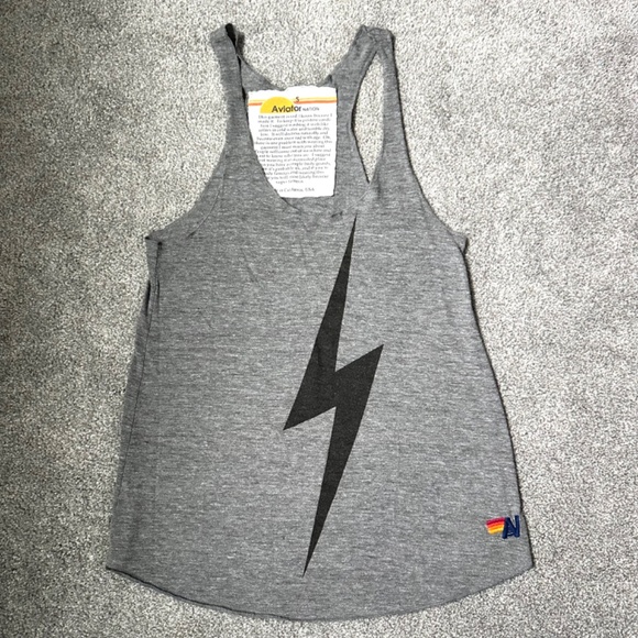 Aviator Nation Bolt Tank x2 - Picture 2 of 10